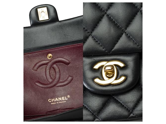 Sac CH@NEL Timeless/Classique en Cuir Noir - 102017