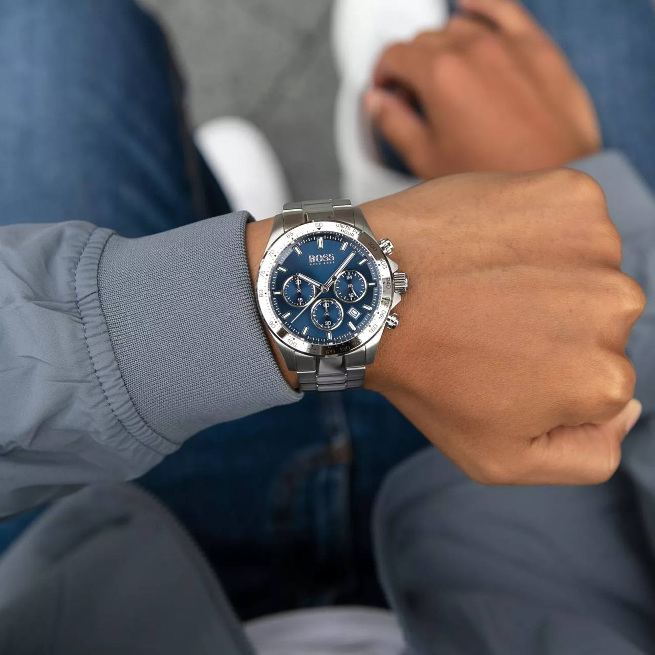 Montre Bôss Sport Lux Hero en Acier Argenté