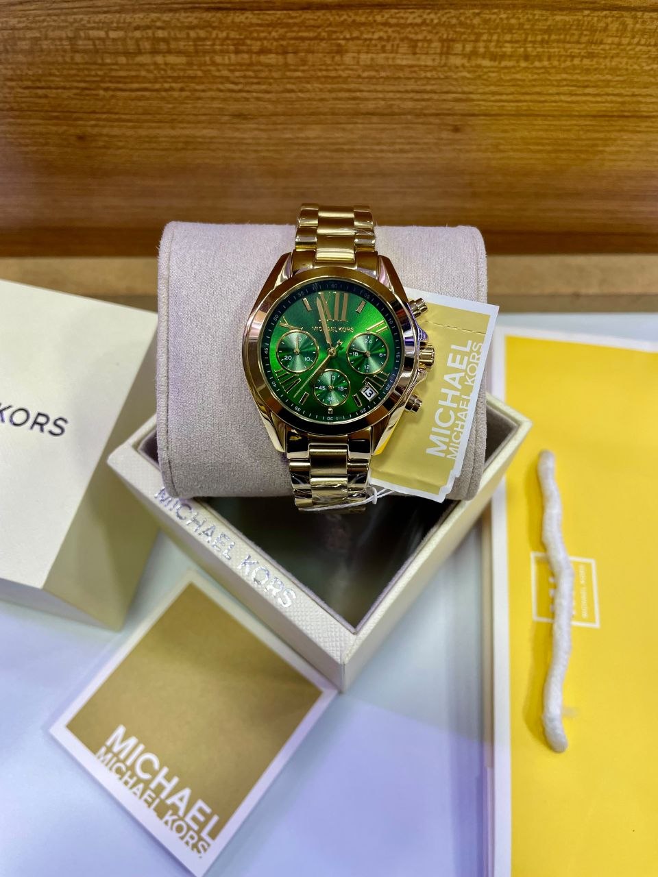 Michael Kors Montre multifonction Bradshaw pour femme...
