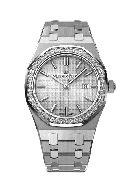 Audemars Piguet Royal Oak avec lunette sertie de diamants