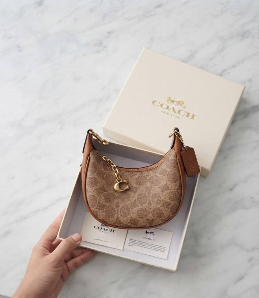 Coach Sac Jonie En Toile Signature