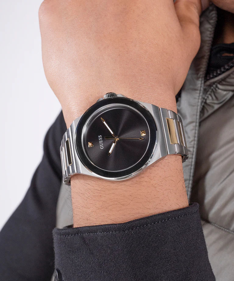 Montre analogique pour homme GUESS en vinyle GW0833G3