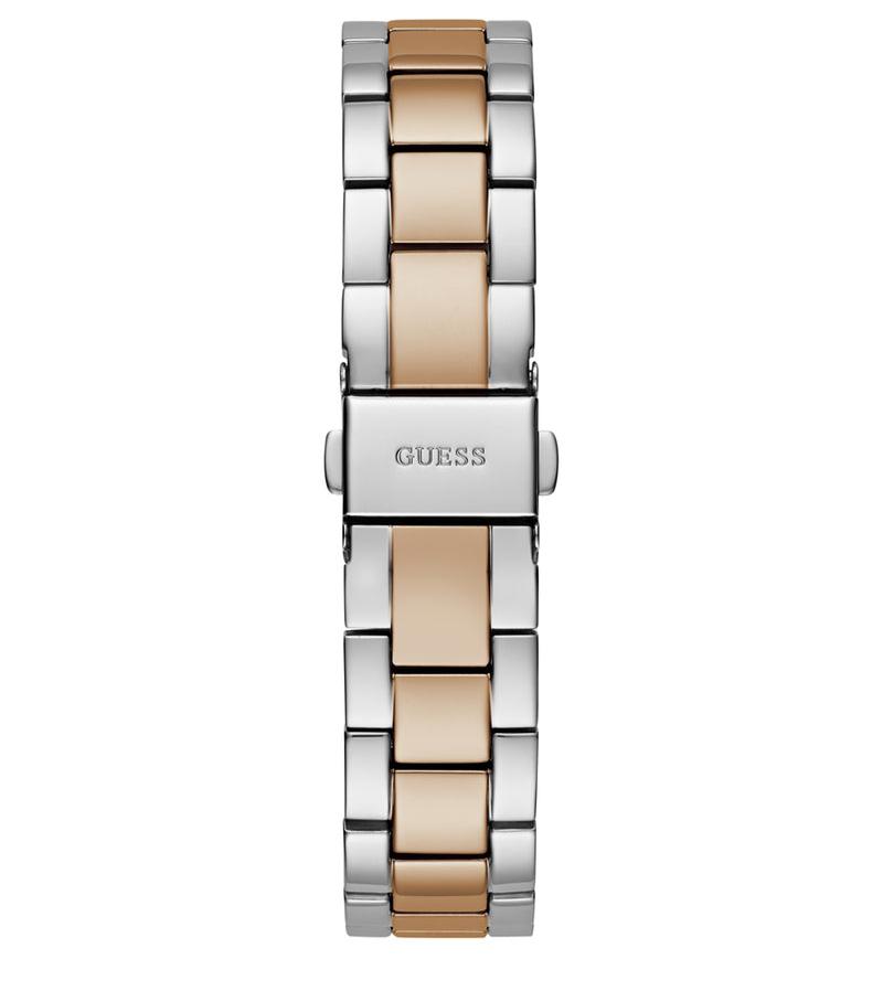 Montre Guess Mist analogique avec cadran marron et bracelet en acier bicolore pour femme - GW0723L2