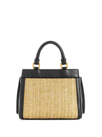 Gûess Mini sac cartable Katey à fleurs noires