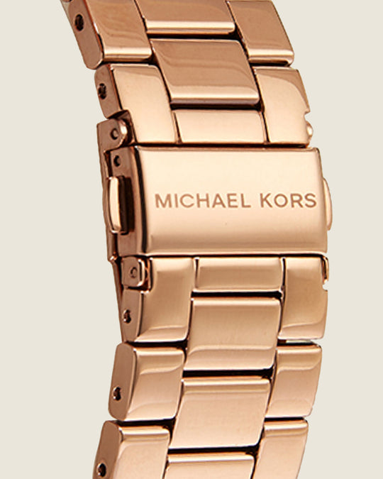 Michael Kors Montre Channing couleur or rose