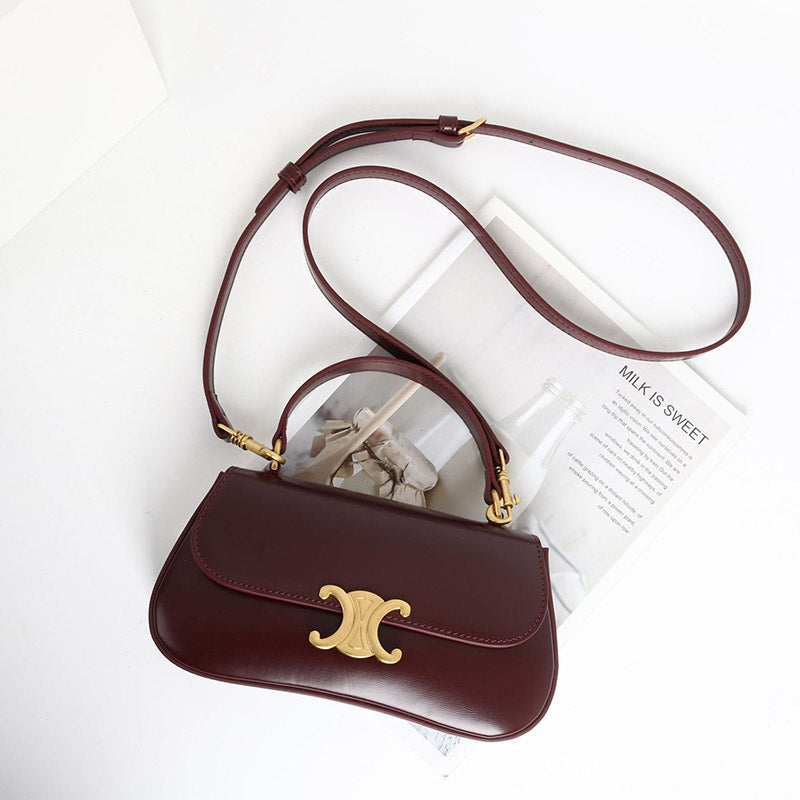 Célïnê Sac à bandoulière vintage Triomphe avec fermoir