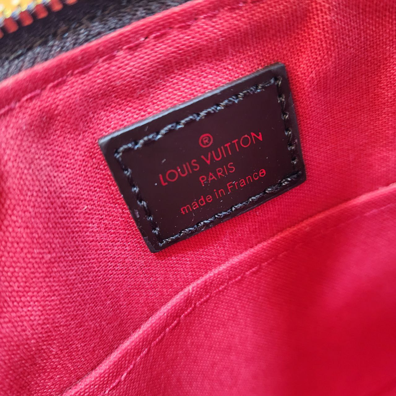 LV SAC À MAIN ALMA BB Damier en cuir