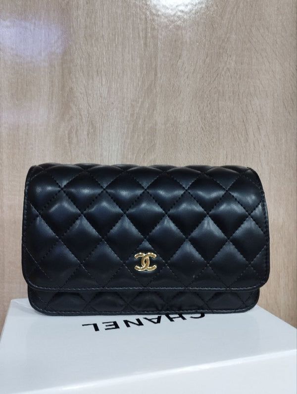 Ch@nel Sac bandoulière Wallet on Noir