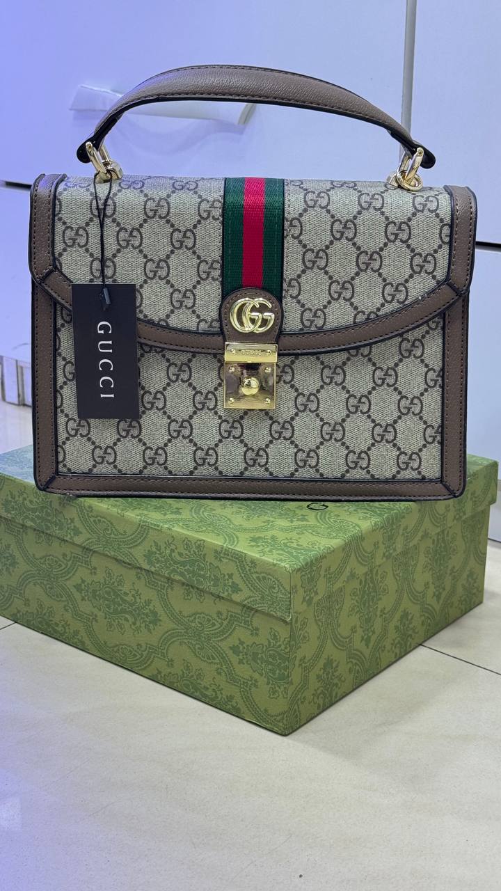 GG Sac à main Ophidia avec bande Web petite taille