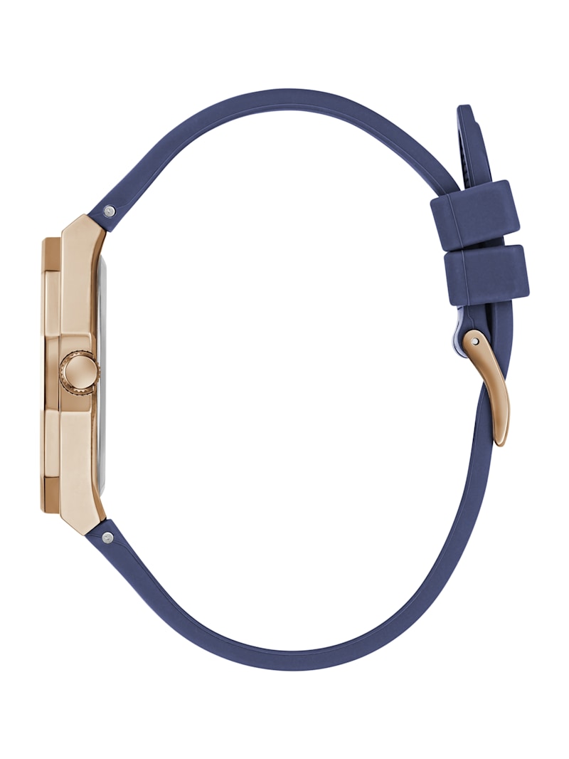 Gûess Montre analogique en rose dorée et marine