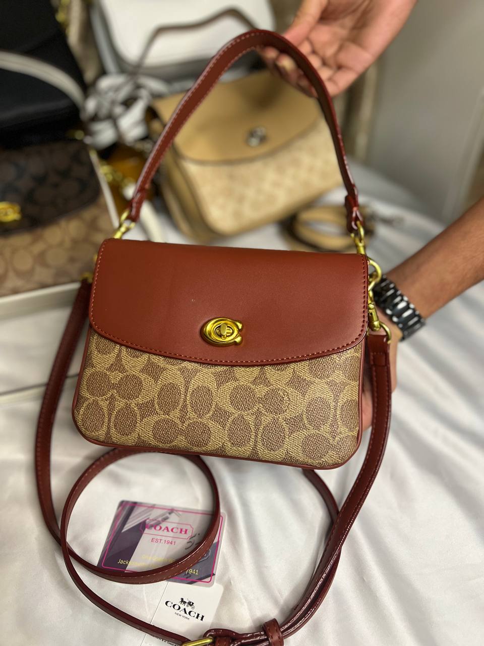 Co@ch Cassie Crossbody Bag 19 In Signature Canvas