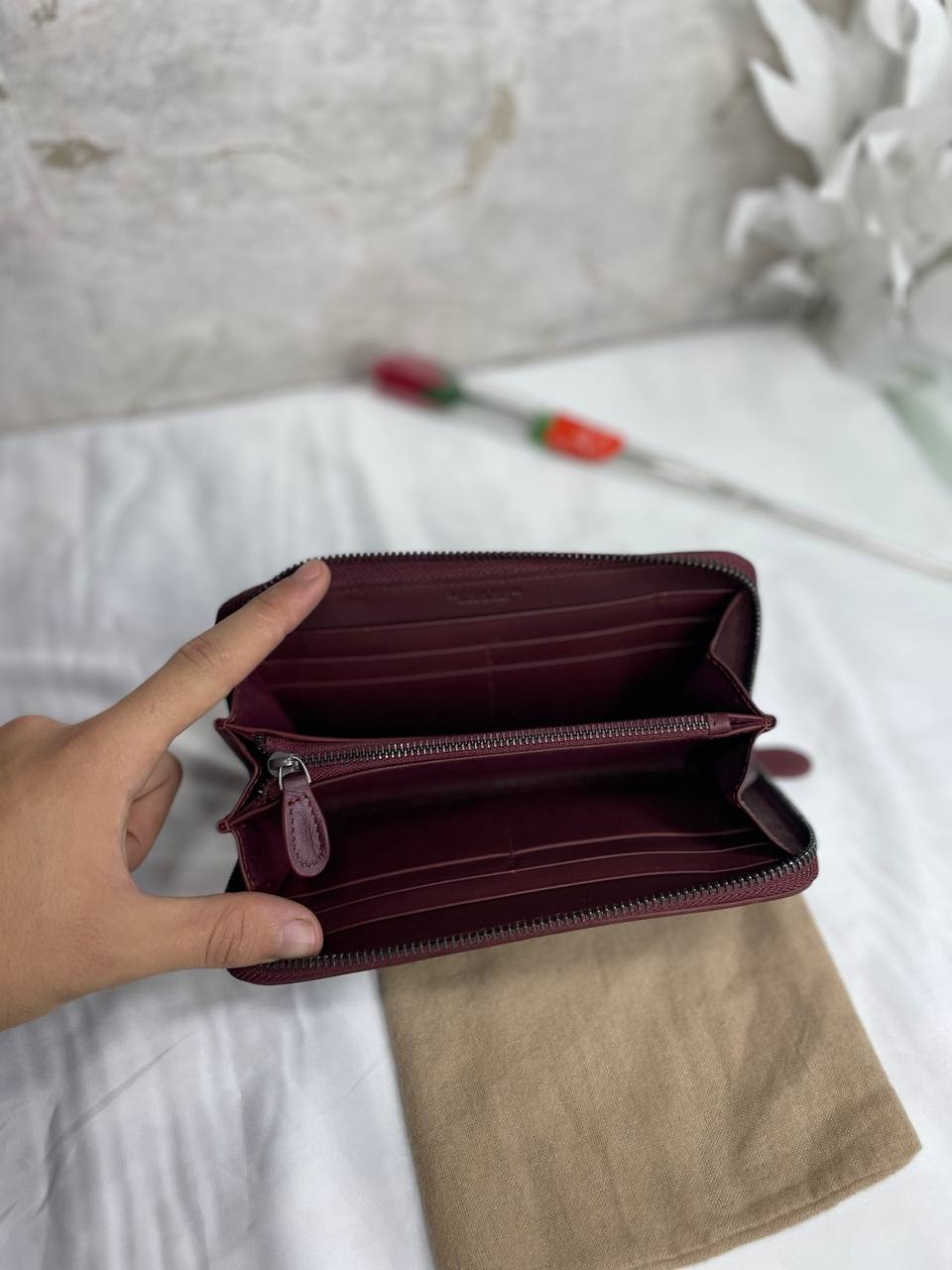 Bôttegã Vênetâ Portefeuille Intrecciato Piccolo à zip