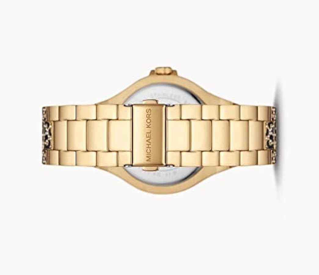 Michael Kors
Montre Lennox surdimensionnée dorée à pavé et à imprimé animalier
