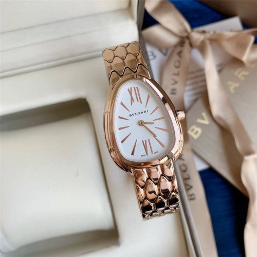 Bulgari Seduttori cadran blanc en or rose 103146
