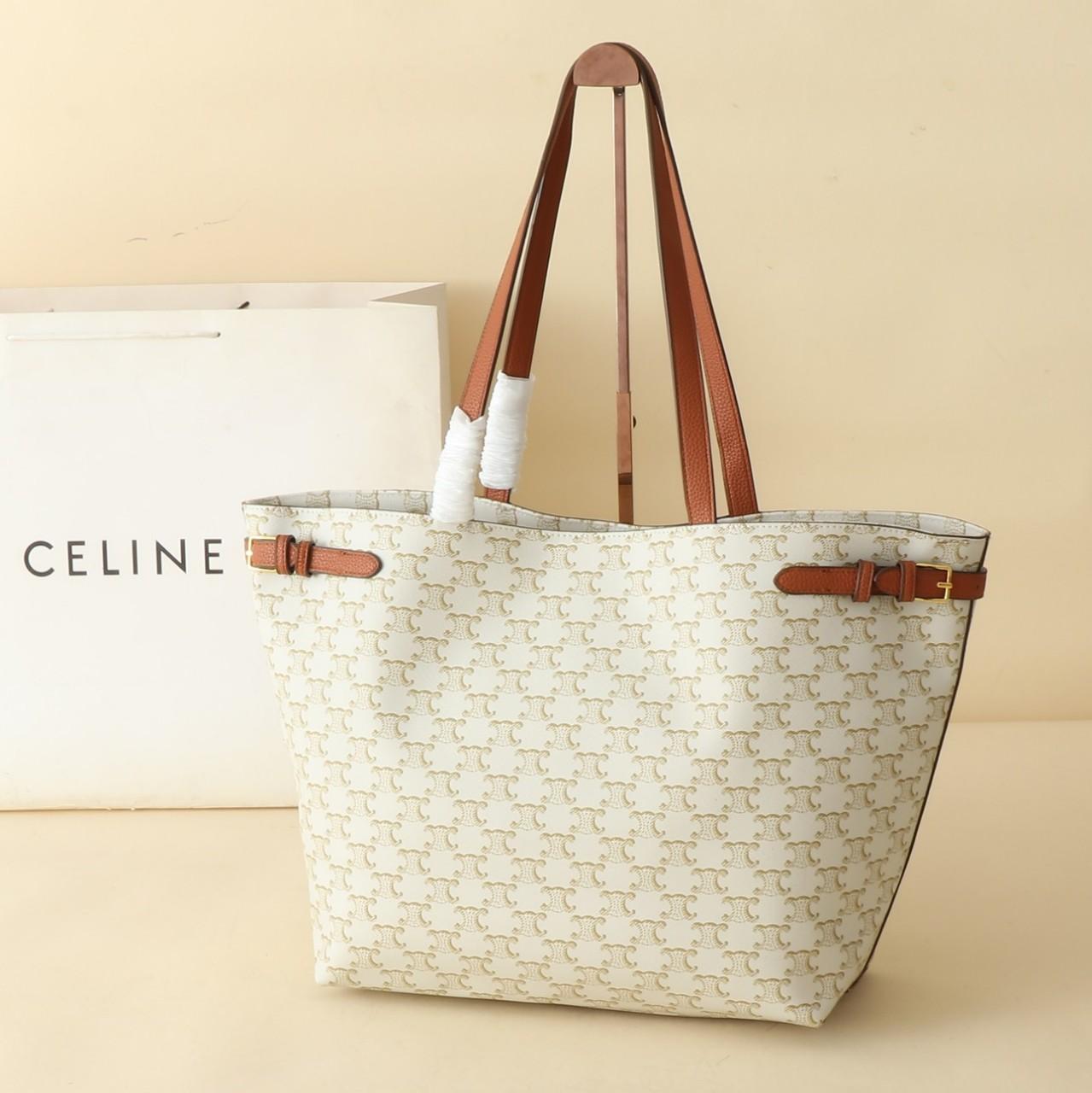 CÉLÏNÊ CABAS ANAÏS MOYEN MODELE TRIOMPHE veau grainé