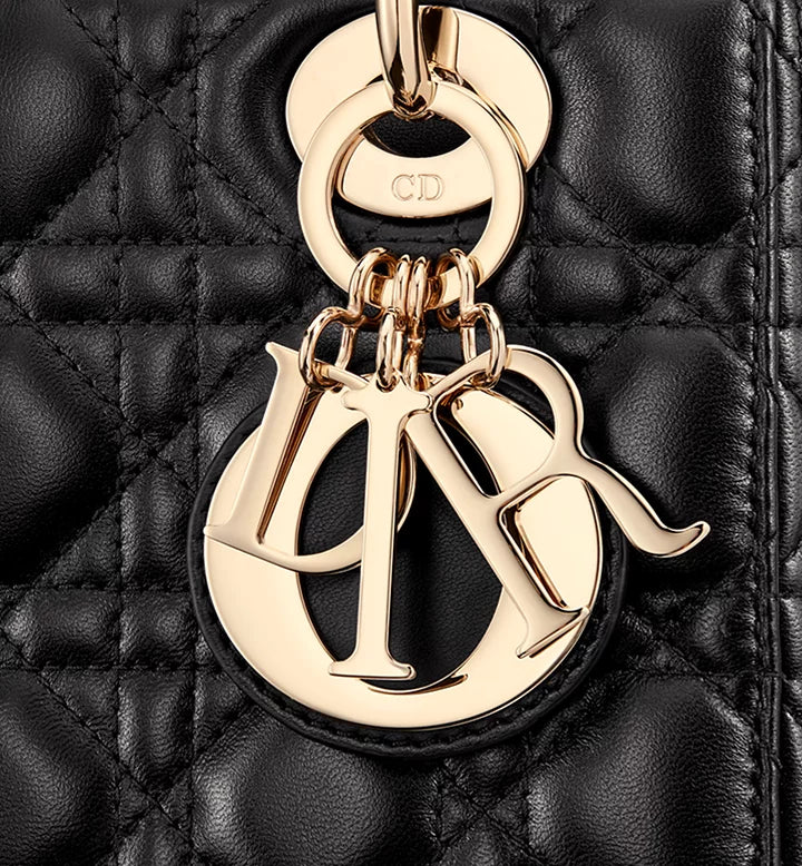 Sac Ladÿ Diôr My ABCDior Small
d'agneau Cannage noir