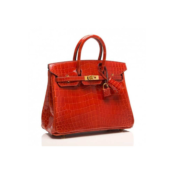 BIRKIN 35 HRMS CROCO ROUGE