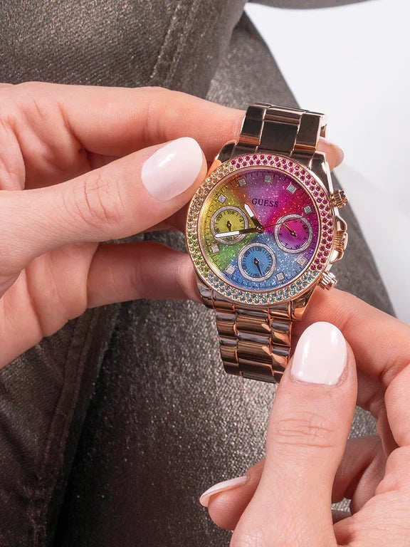 Guess Sol Rose Gold Tone Ladies Watch