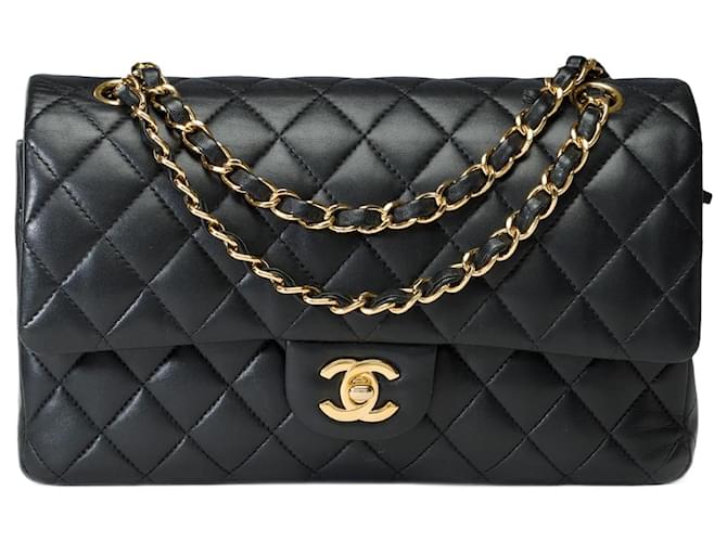 Sac CH@NEL Timeless/Classique en Cuir Noir - 102017