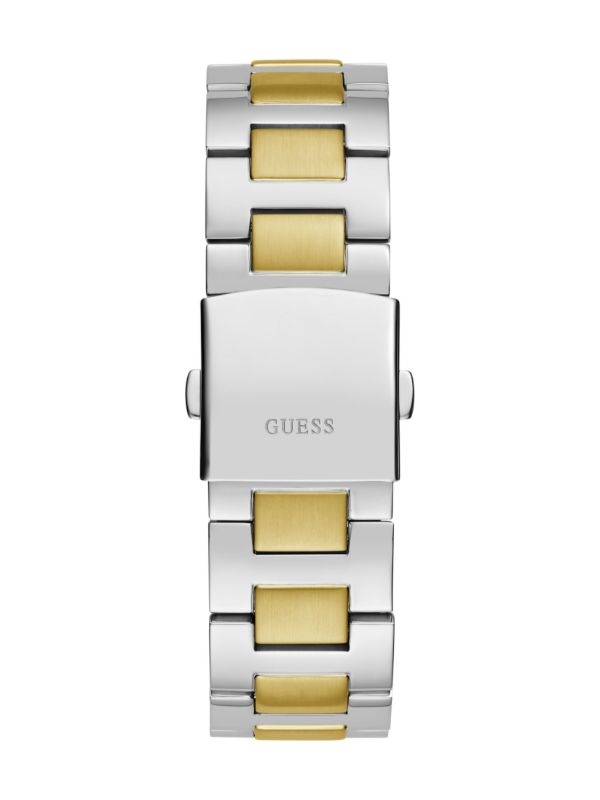 Guess Montre multifonctionnelle bicolore et bleue