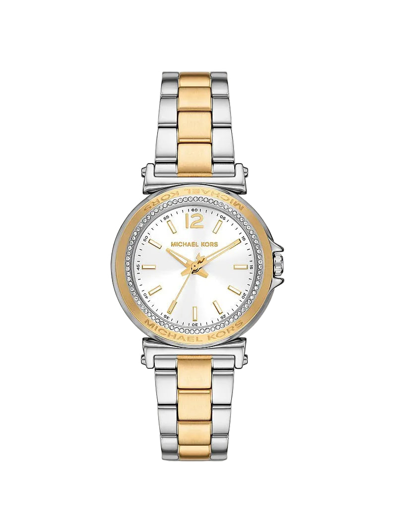 MK Mini montre Maren bicolore avec pierres pavées