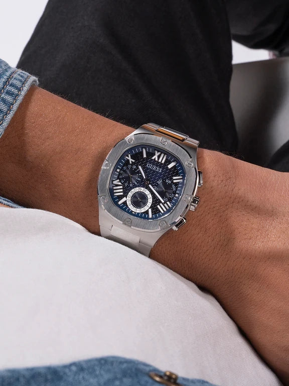 GÛESS Mens Gunmetal Multi-function Watch