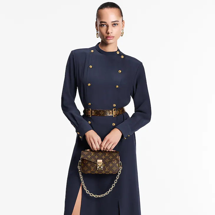 LV Pochette Métis East West En cuir
