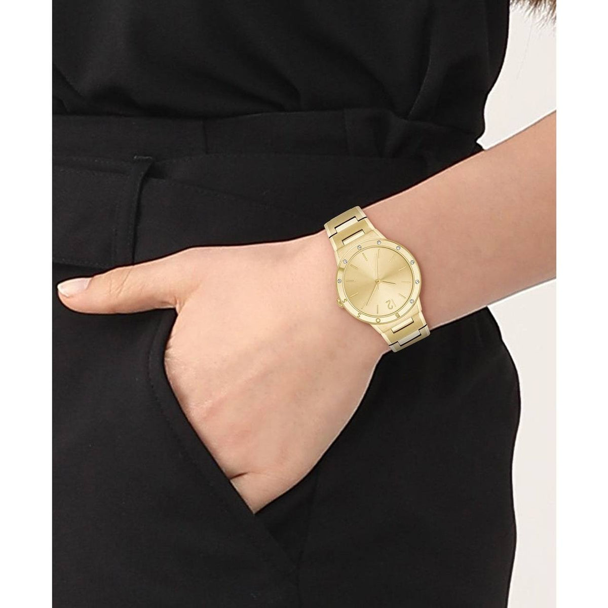 Montre Femme Boss Breath 1502715 - Bracelet Acier Doré