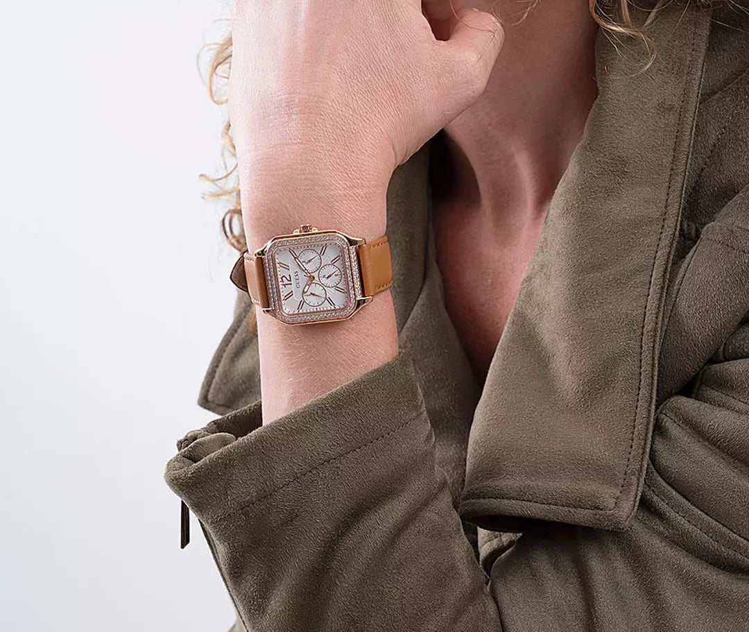 Montre Gûess Highline marron 36 mm