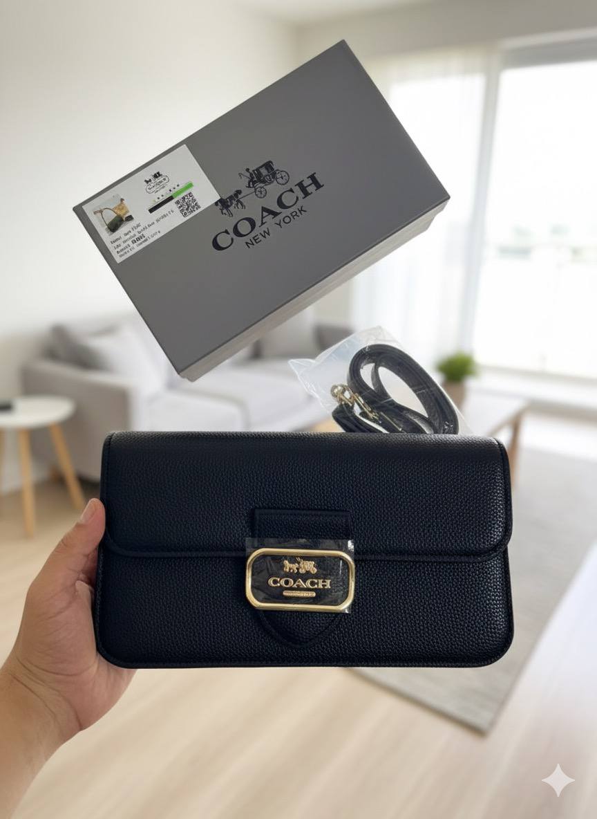 CO@CH OUTLET Sac bandoulière Morgan doré/noir