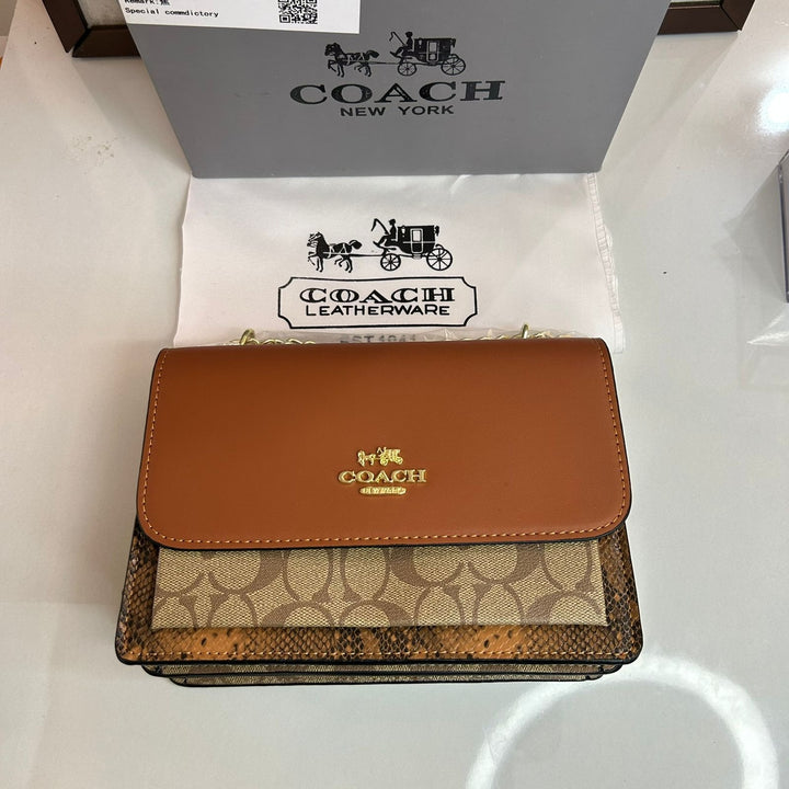 Co@ch Porté Croisé Klare En Toile Signature