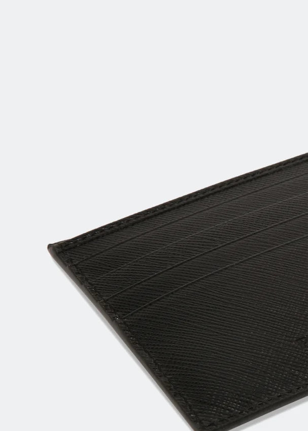 Pr@da
logo plaque bi-fold wallet