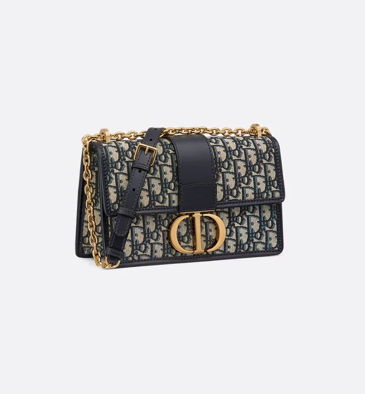 Diôr Sac chaîne 30 Montaigne
Toile jacquard Diôr Oblique bleu