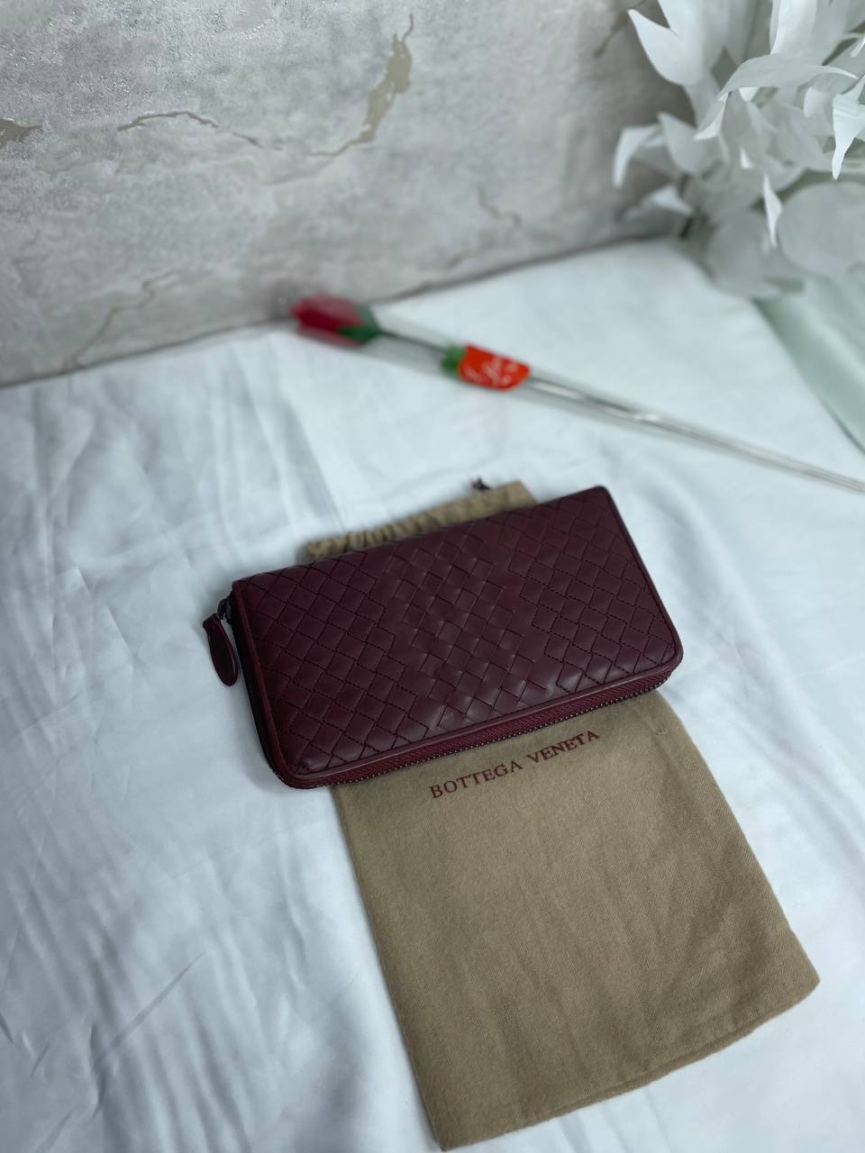 Bôttegã Vênetâ Portefeuille Intrecciato Piccolo à zip