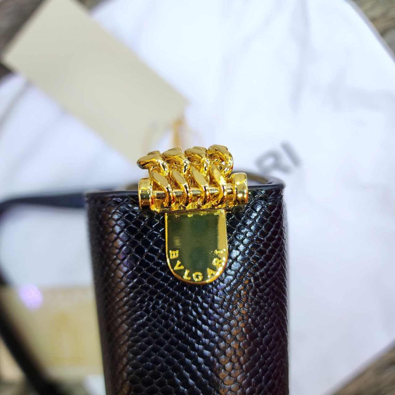 Bvlg@ri Sac bandoulière Serpenti