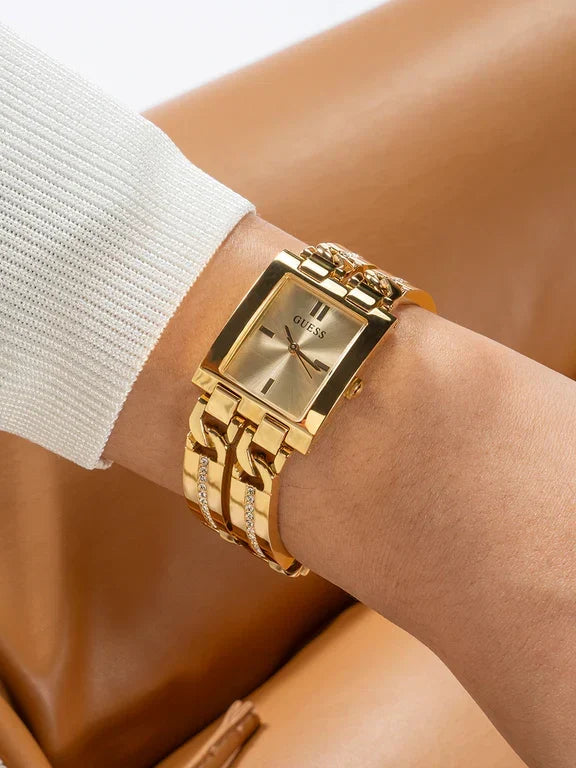 Montre Femme Guess Mod Id - GW0668L2 Bracelet Acier Doré