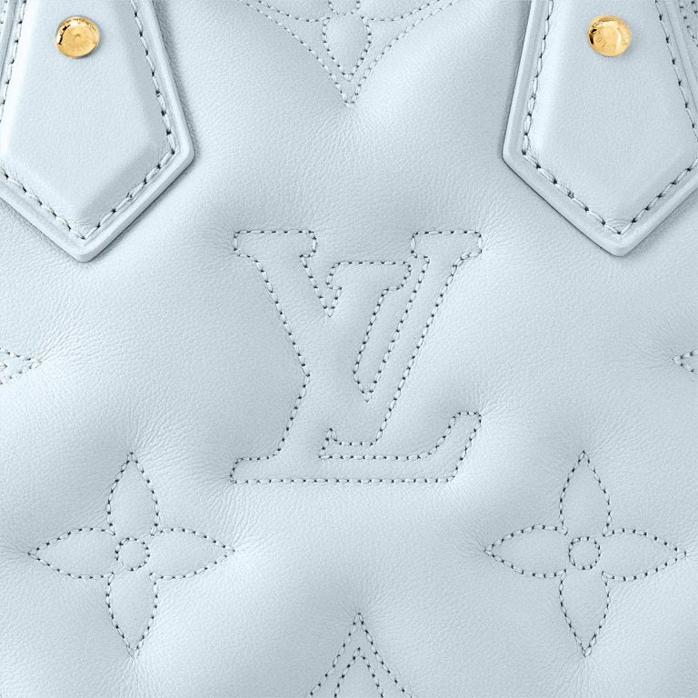 LV Alma BB Matelassé Bleu Glacier