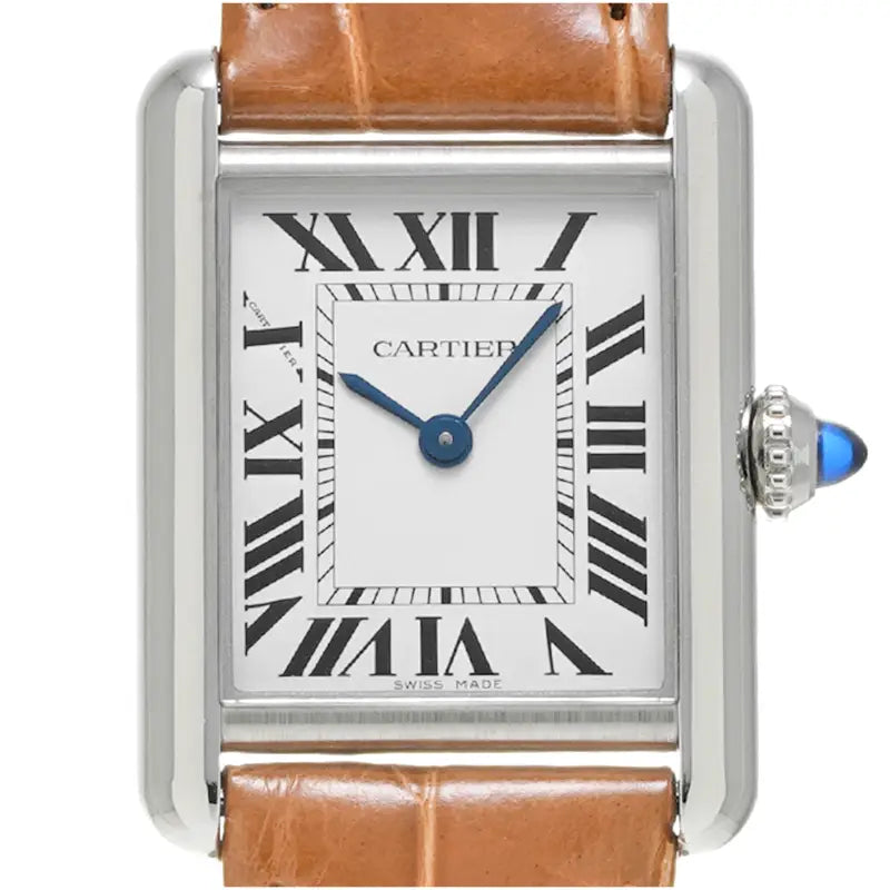 Cartier Tank Must – Silver ceinture Brun