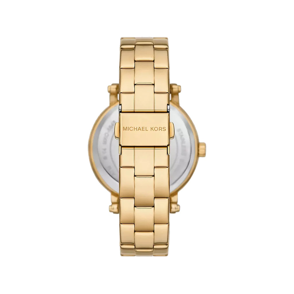 Michael Kors Montre à cadran bleu et or,MK01048