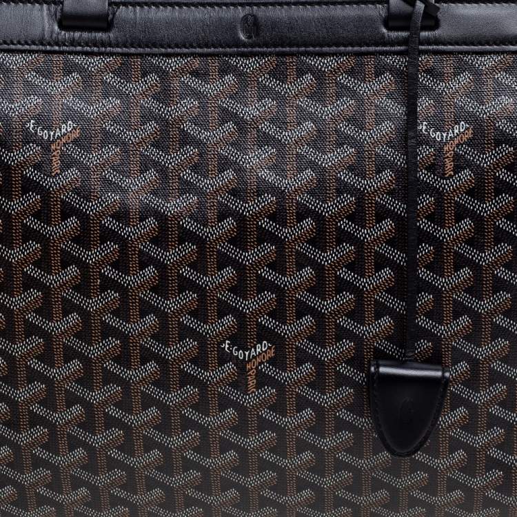 Goyard Goyard Cabas Bellechasse PM en toile enduite Goyardine noire