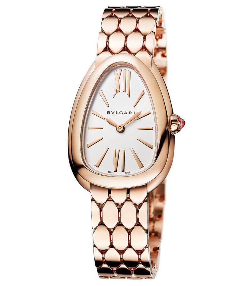 Bulgari Seduttori cadran blanc en or rose 103146