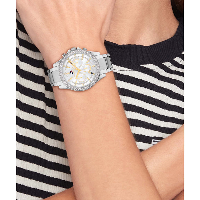 Montre multifonction Tommy Hilfiger en acier argenté pour femme - 1782677