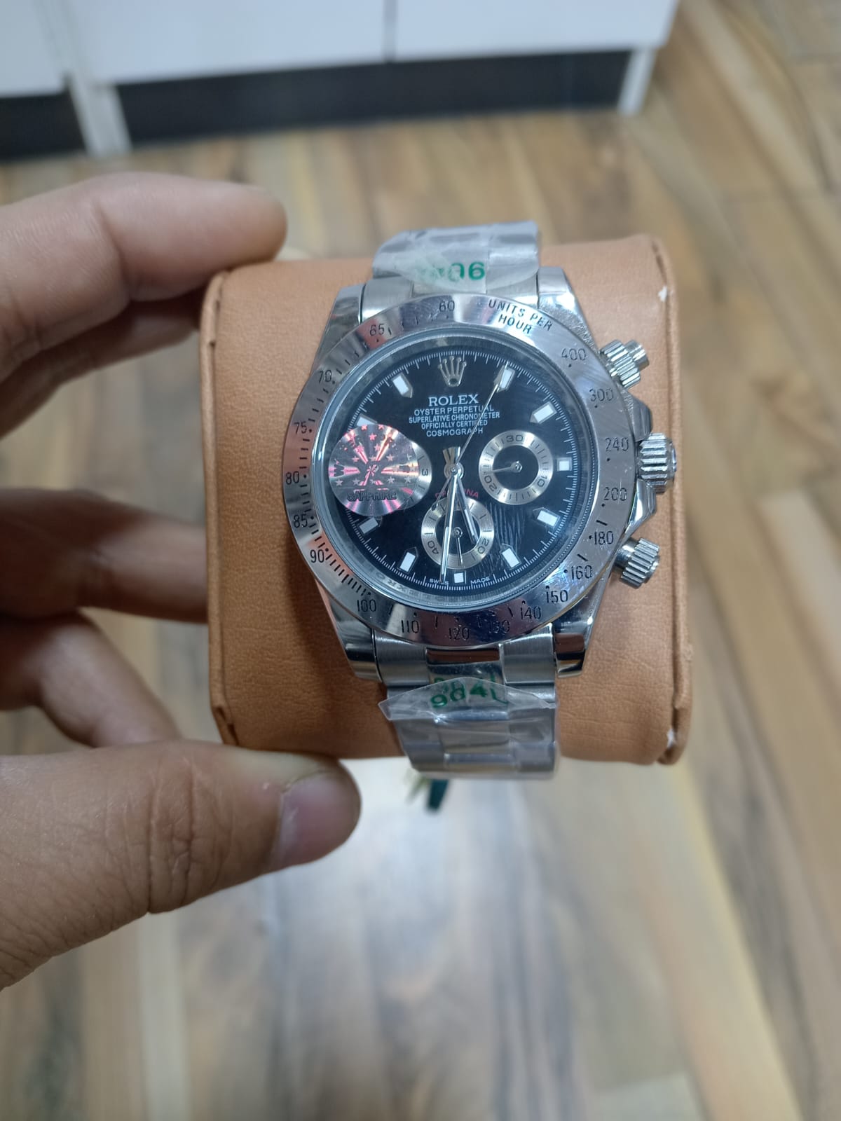 Rolex Daytona Silver Black Dial