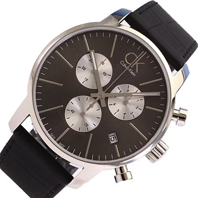 Calvin Klein City Chronographe Cadran Noir pour Homme - K2G271CX