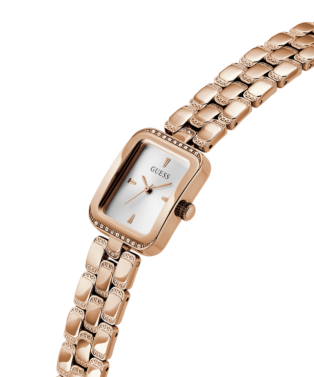 Montre analogique GUESS pour femme, couleur or rose