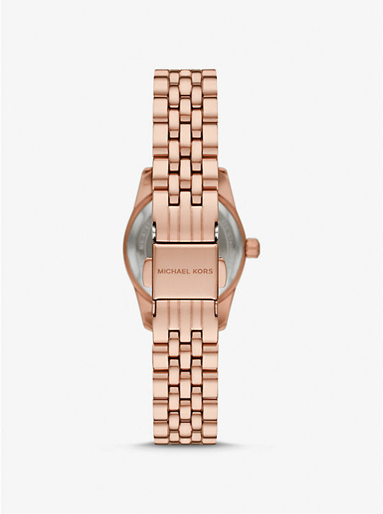 Michael Kors
Petite montre Lexington ton or rose avec pierres pavées
