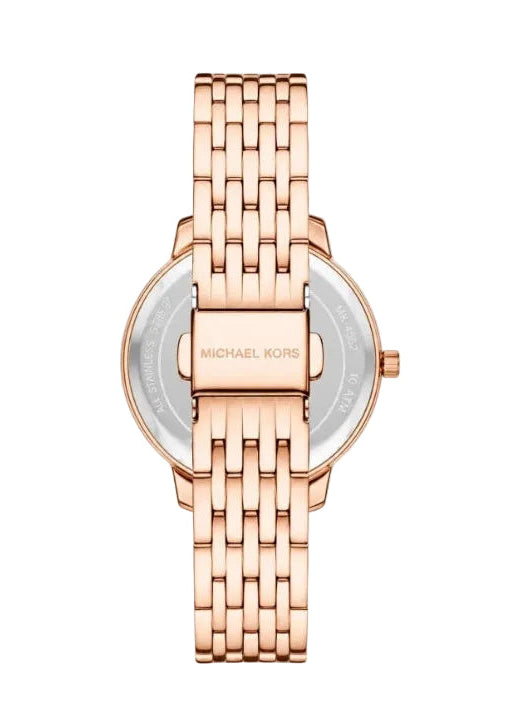 Montre Femme Michael Kors Melissa Set MK1052 or rose bracelet maillons acier