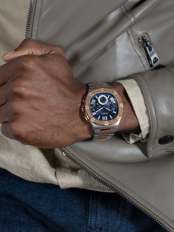 GÛESS Mens Gunmetal Multi-function Watch