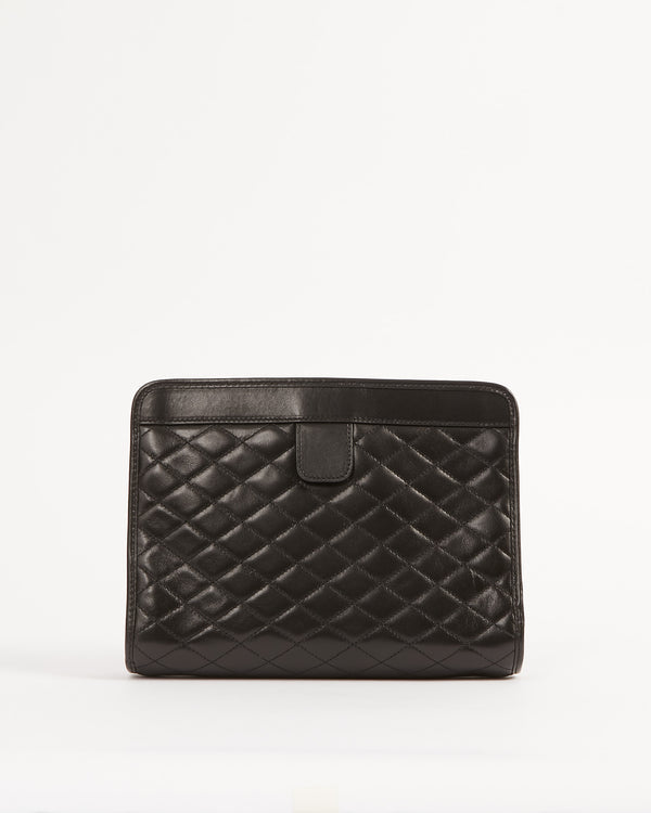 S@int L@urent
Black Quilted Logo Victoire Shoulder Bag