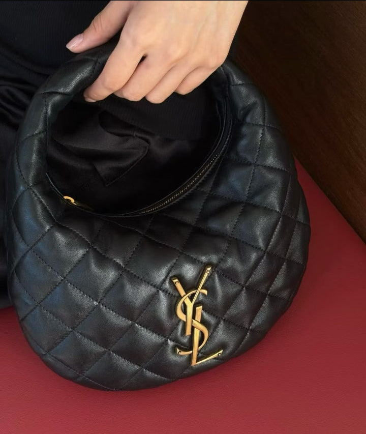 Saint Laurent Sac Icarino Mini En Cuir Matelasse femme de coloris